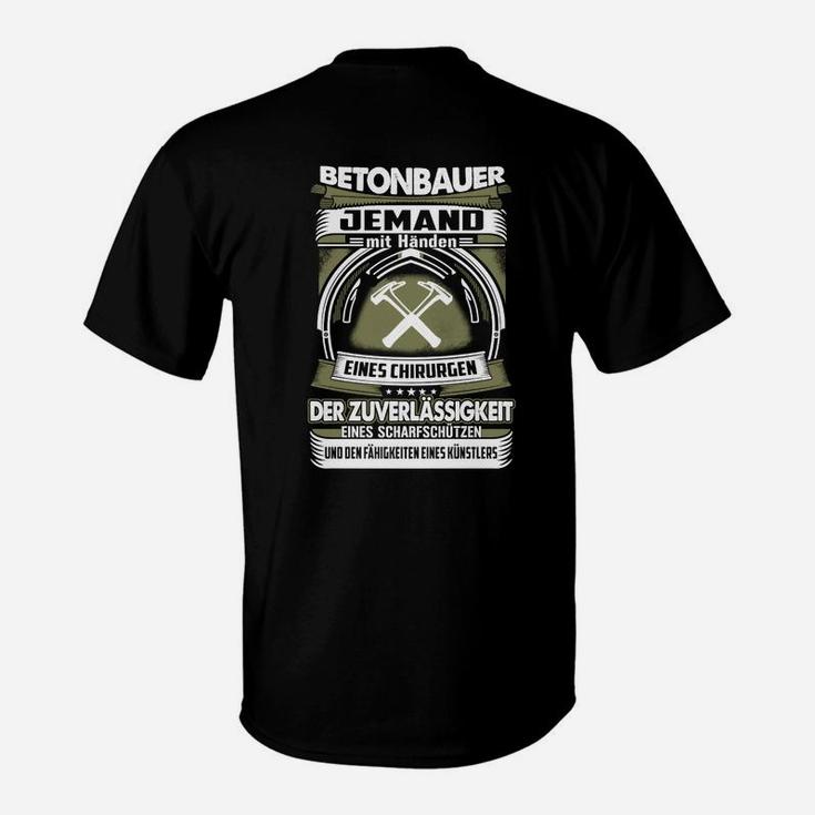 Betonbauer Eines Künstlers T-Shirt