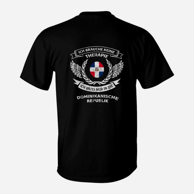 Exklusives Dominikanisches Republik Therapie Retro T- T-Shirt