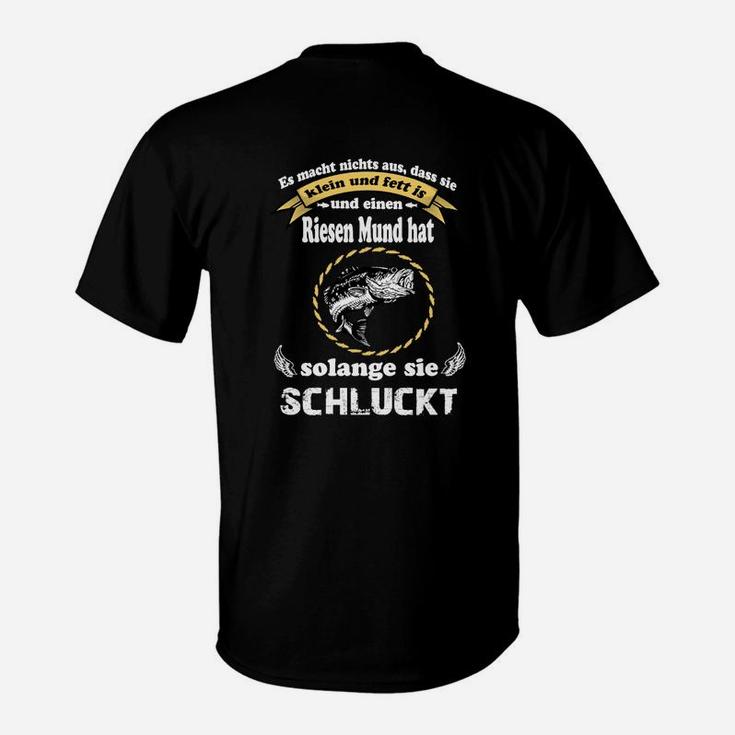 Lustiges Schwarzes T-Shirt mit Spruch und Grafikdesign