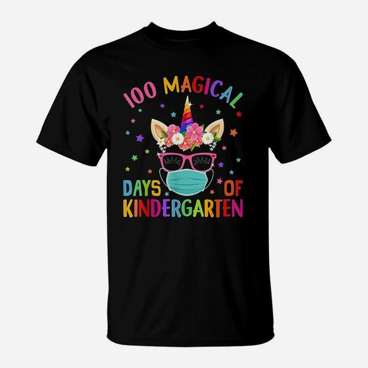 100 Magical Days Of Kindergarten School Unicorn T-Shirt