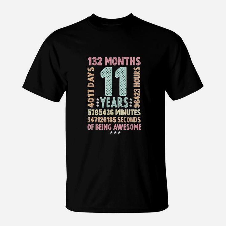 11Th Birthday 11 Years Old Vintage T-Shirt