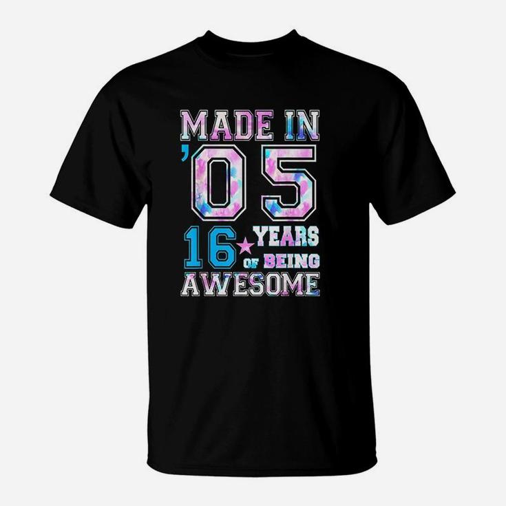 16Th Birthday  Born In 2005 T-Shirt