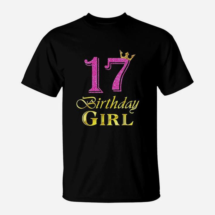 17Th Birthday Girl Princess 17 Years Old 17Th Birthday T-Shirt