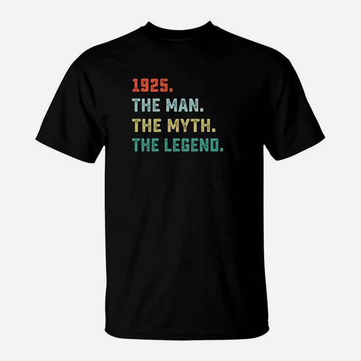 1925 Man Myth Legend Birthday Gifts For 95 Years Old T-Shirt