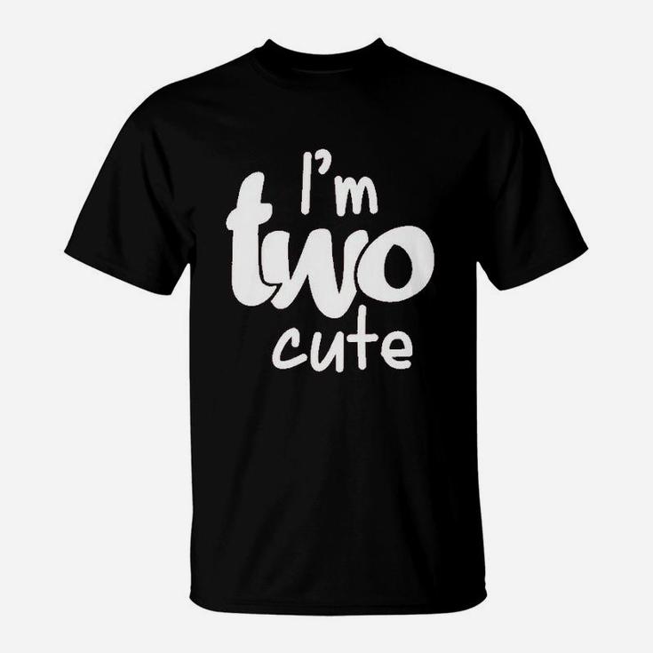 2Nd Birthday Outfits For Girls Im Two Cute Girl 2 Year Olds Second T-Shirt