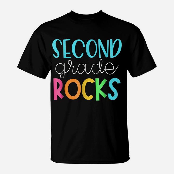 2Nd Teacher Team Shirts - Second Grade Rocks T-Shirt