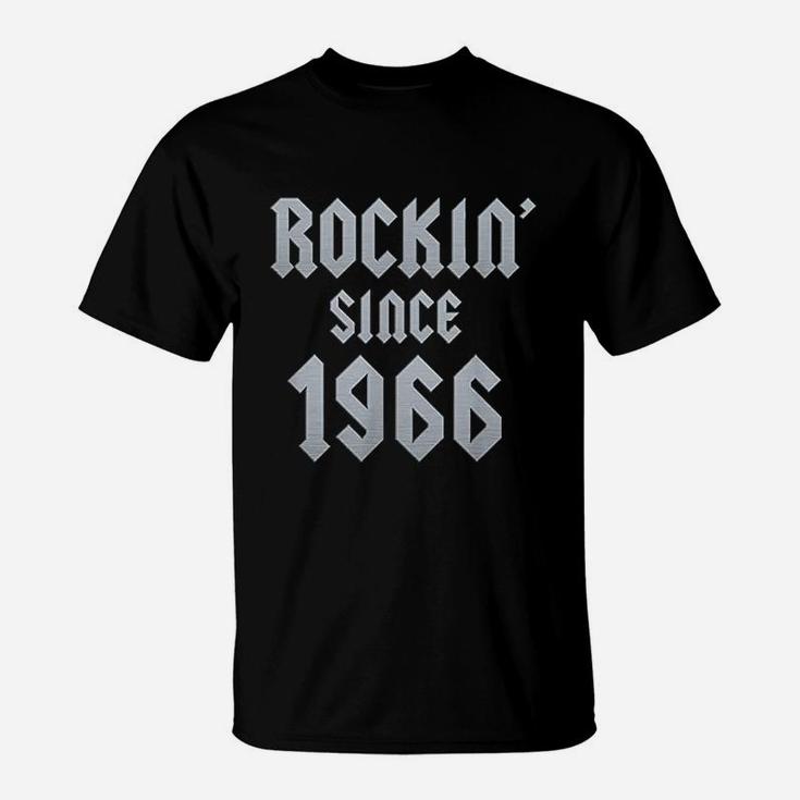 55 Year Old Classic Rockin Since 1966 55Th Birthday T-Shirt