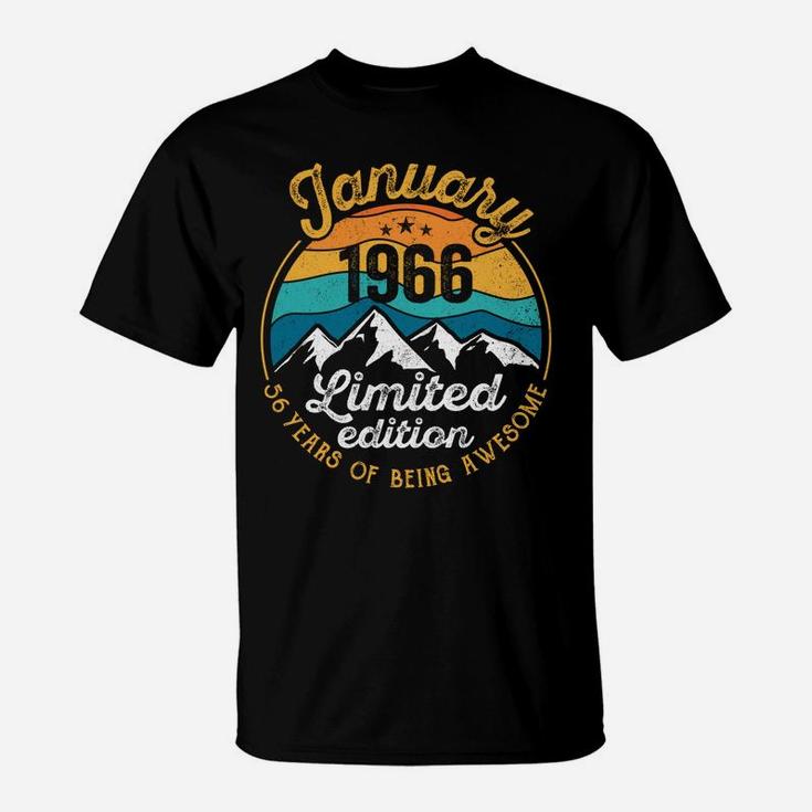 56 Year Old - January 56Th Birthday Shirts For Men Women T-Shirt