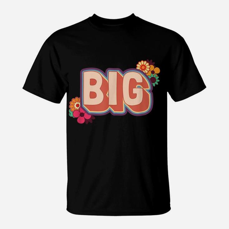 60S Style Big Sorority Reveal Flower Power Big Little Week T-Shirt