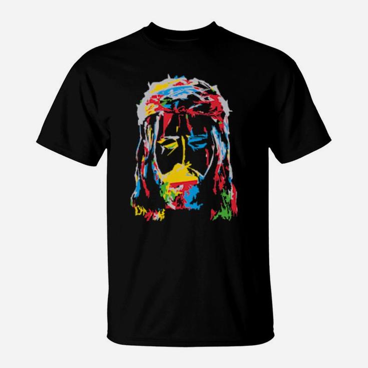 Abstract Jesus T-Shirt