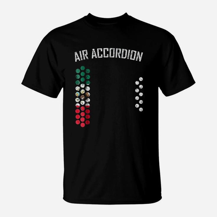 Air Accordion The Flag Of Mexico T-Shirt