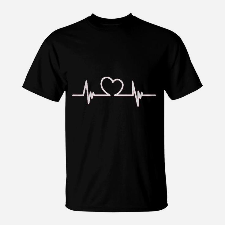 Amdesco Junior Heart Shaped Heartbeat T-Shirt