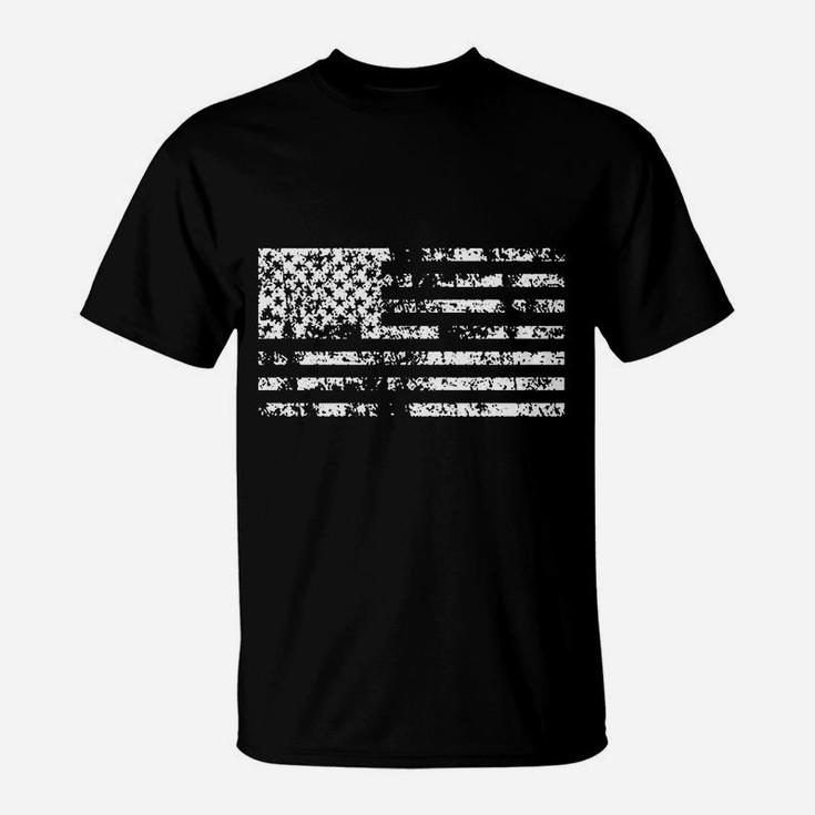 American Flag Print 4Th Of July T-Shirt