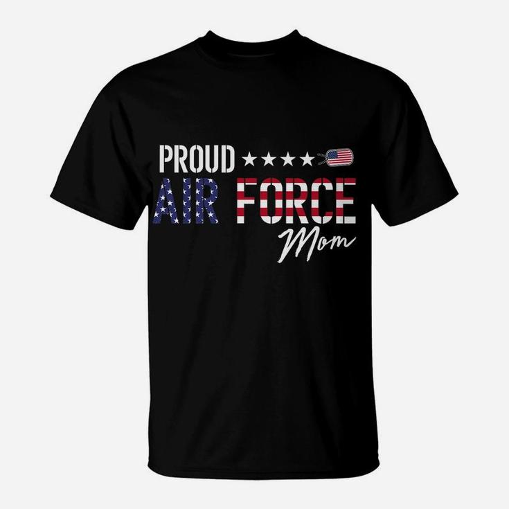 American Flag Proud Air Force Mom T-Shirt