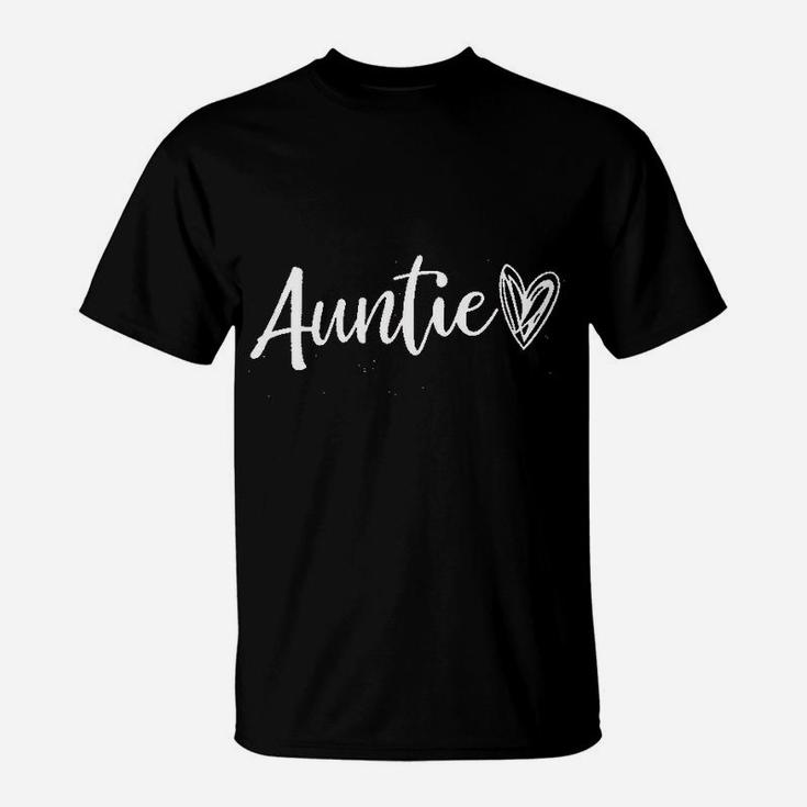 Auntie Cute Love Heart T-Shirt