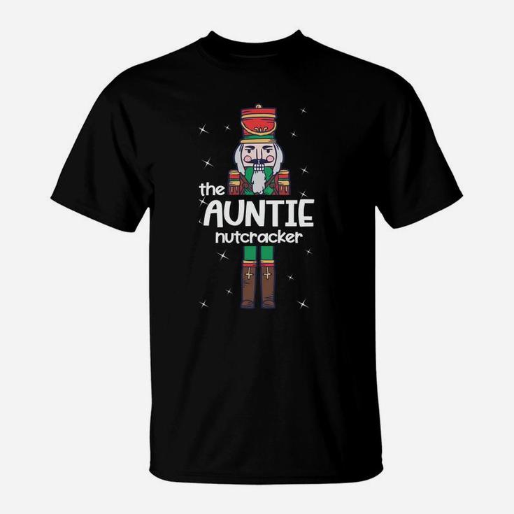 Auntie Nutcracker Family Matching Funny Gift Pajama Sweatshirt T-Shirt