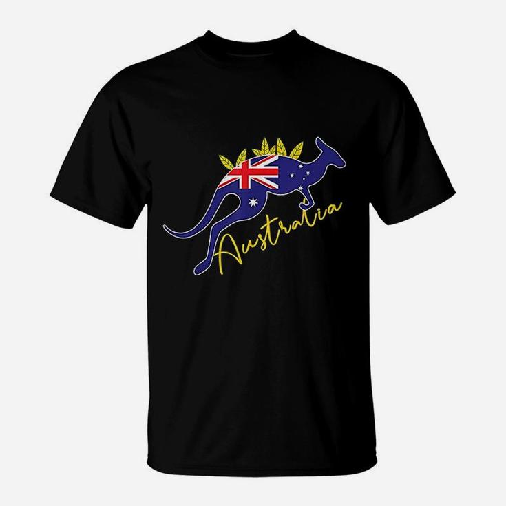 Australia Flag Kangaroo T-Shirt