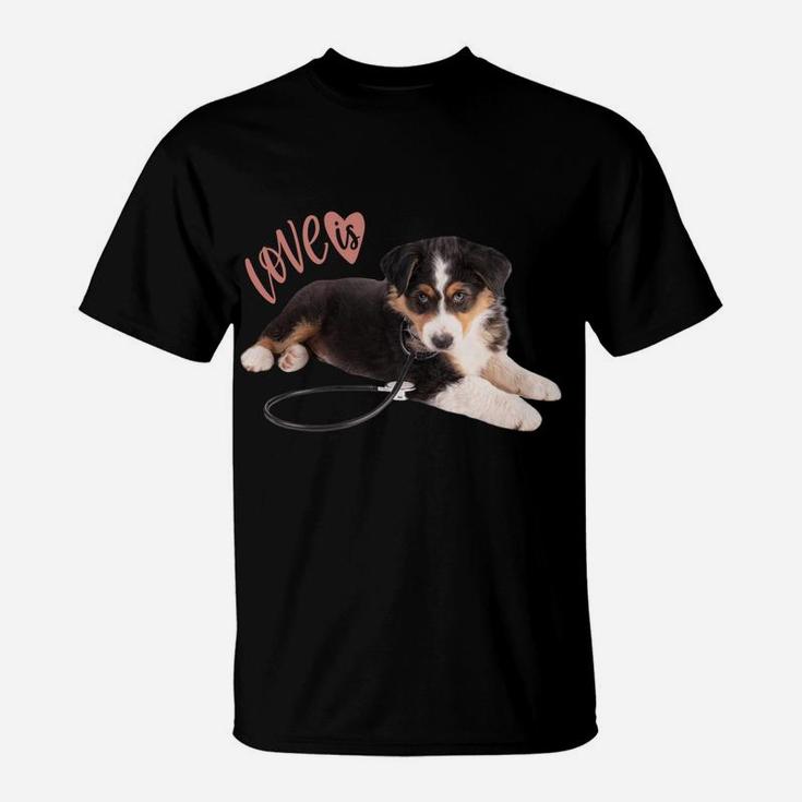 Australian Shepherd Shirt Aussie Mom Dad Love Dog Pet Tee Sweatshirt T-Shirt