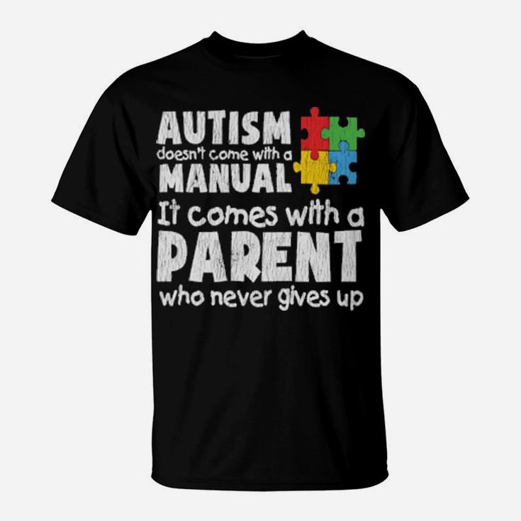 Autism Awareness Mom Dad Parents Autistic Awareness T-Shirt