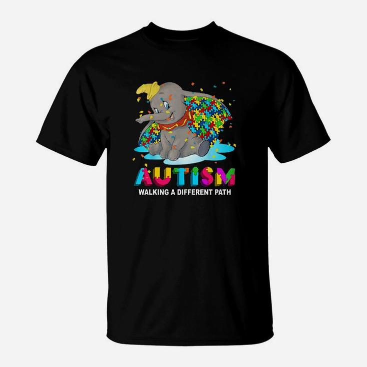 Autism Waling Different Path T-Shirt