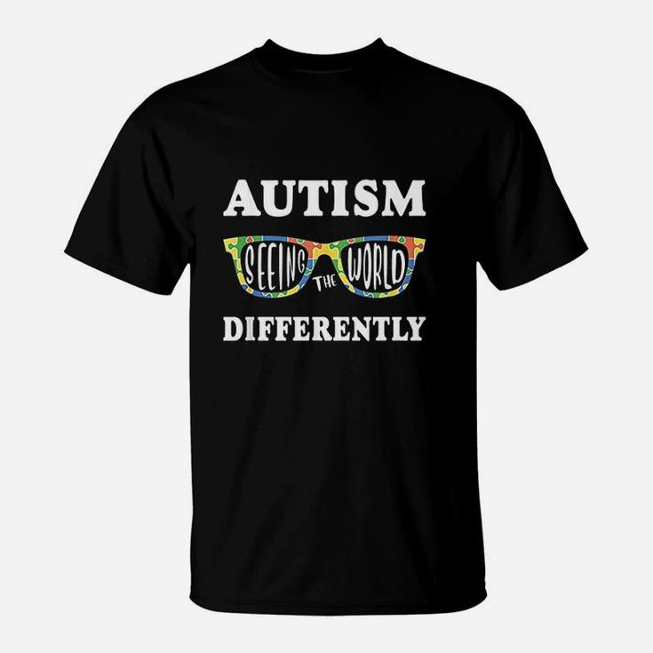 Awareness Men Women Kids Puzzle Piece Autistic T-Shirt
