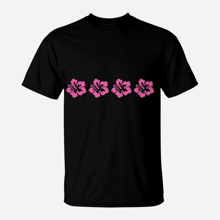 Awesome Hawaiian Pink Hibiscus Flowers Rose Mallow Sweatshirt T-Shirt