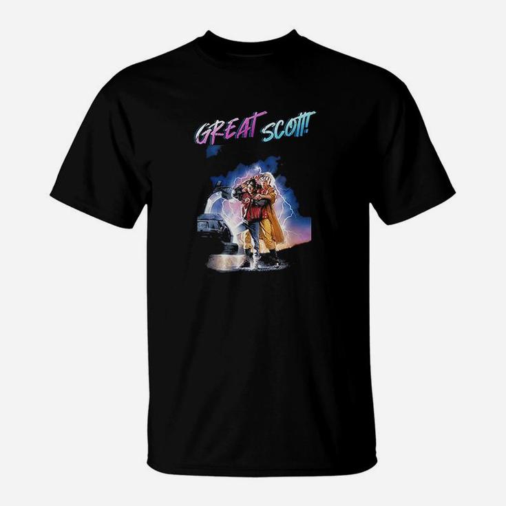 Back To The Future Great Scott Poster T-Shirt