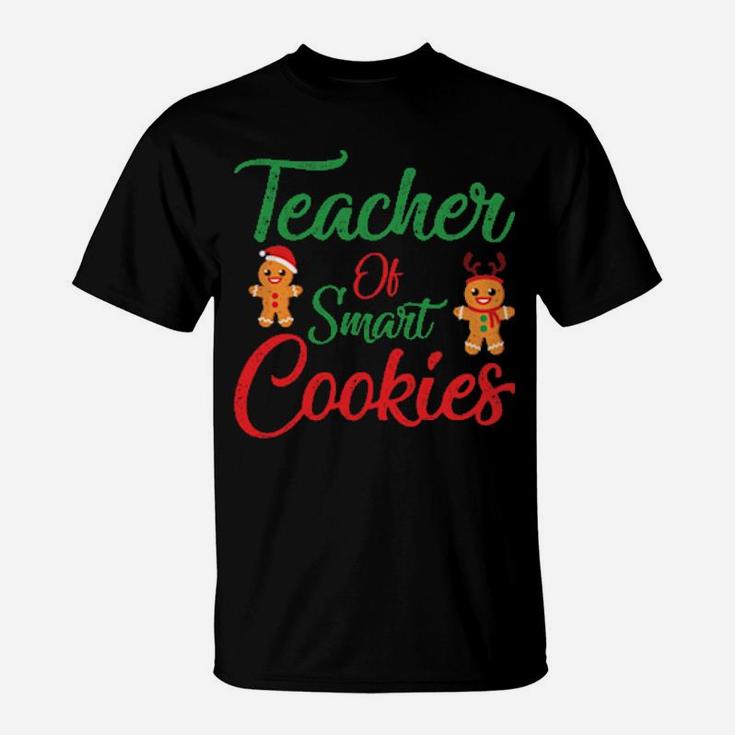 Baker Xmas Teacher Cute Gingerbread Cookies T-Shirt