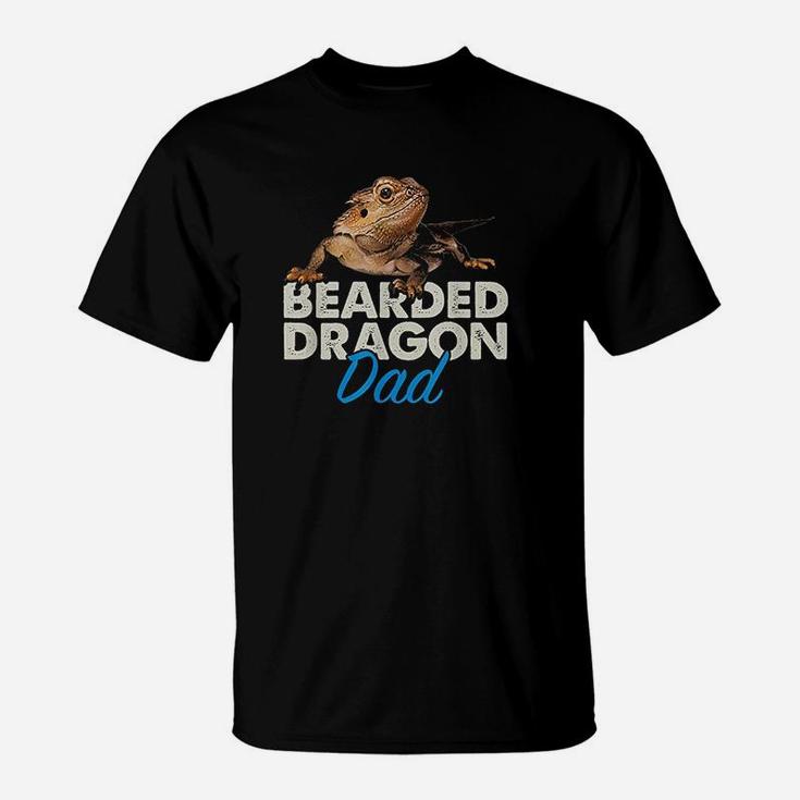 Bearded Dragon Dad Pet Reptile Lizard Owner T-Shirt