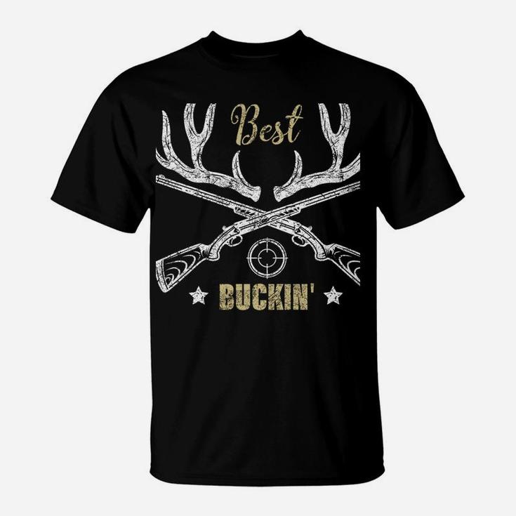 Best Buckin' Papa Ever Deer Hunters Hunting Gift Father T-Shirt