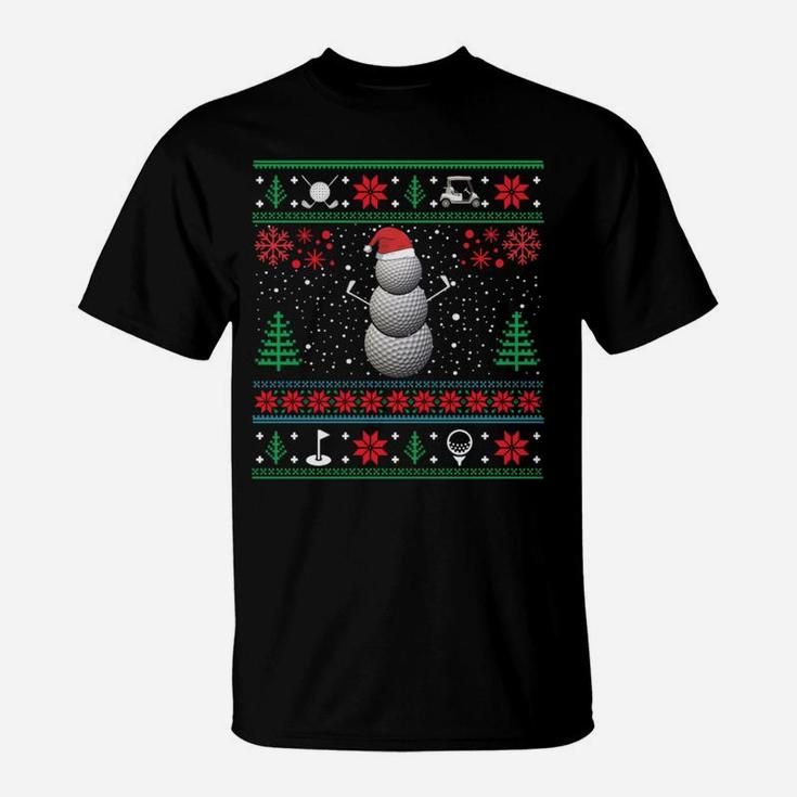 Best For Golf Lover Golf Ugly Christmas Sweaters Sweatshirt T-Shirt