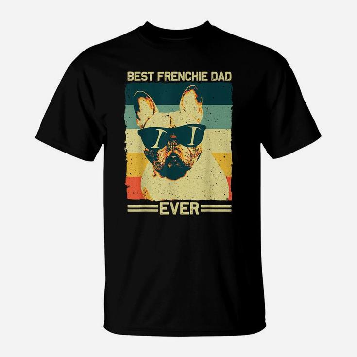 Best Frenchie Dad Design Men Father French Bulldog Lovers T-Shirt