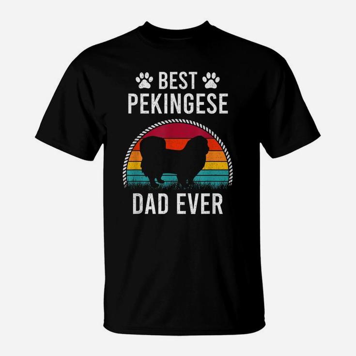 Best Pekingese Dad Ever Dog Lover T-Shirt