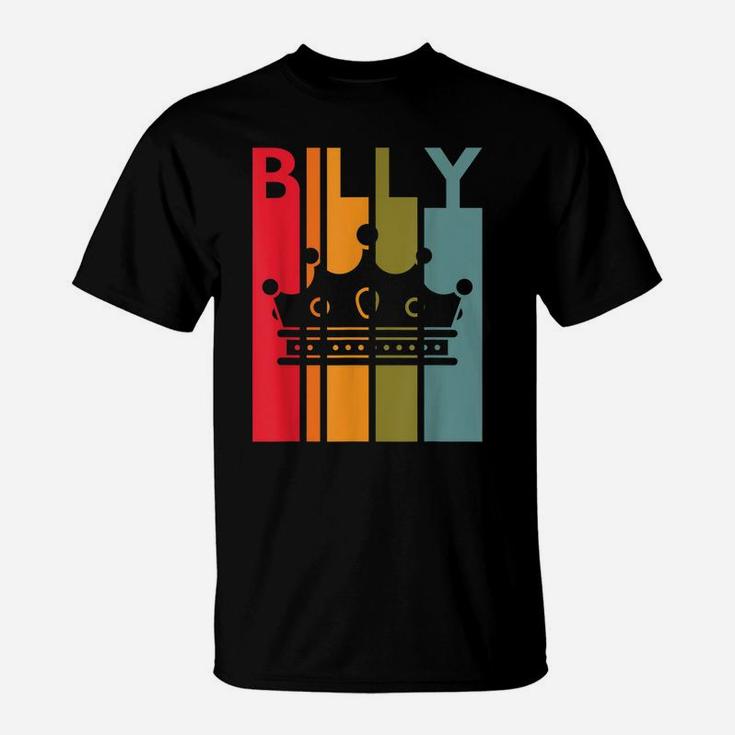 Billy Gift Idea For Boys Men Retro First Name Vintage Billy T-Shirt