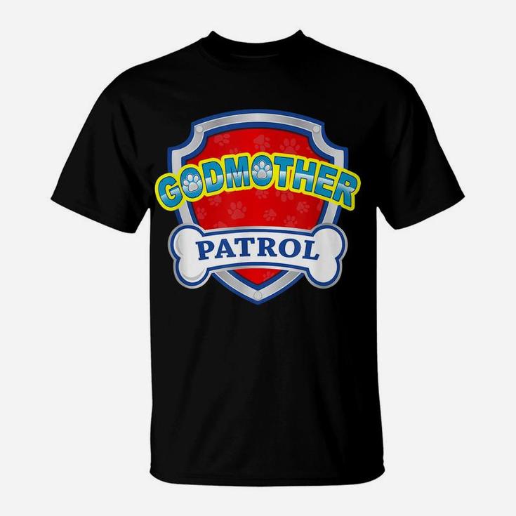 Birthday Boy Godmother Patrol Dogs Lover Kid T-Shirt