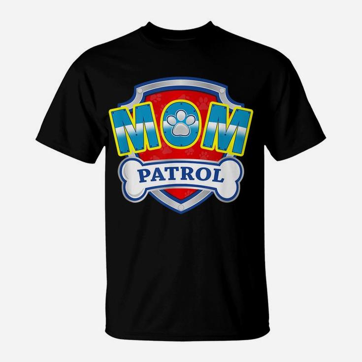 Birthday Boy Mom Patrol Dogs Lover Kid T-Shirt