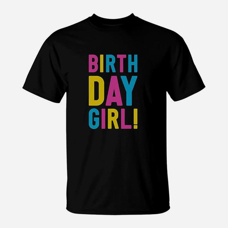 Birthday Girl Its My Birthday 90'S Style Retro Girls Fitted Kids T-Shirt