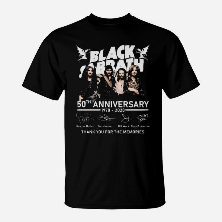 Black Is Anniversary Of 50 Years T-Shirt