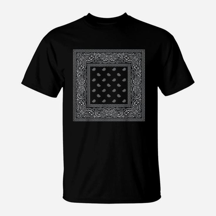 Black Or Dark Bandanna T-Shirt