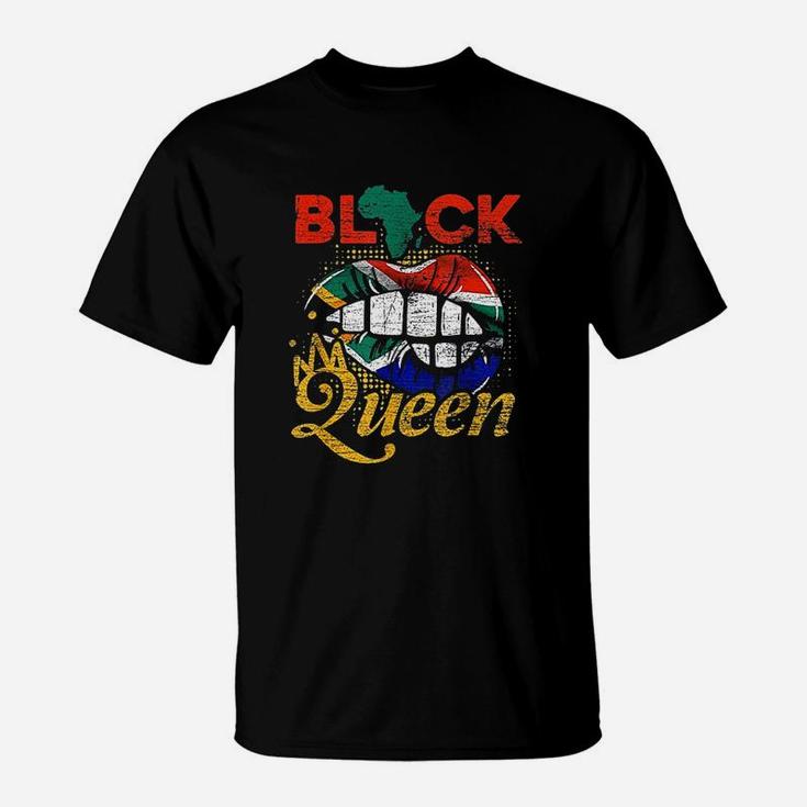 Black Queen Black History Women Girls Gift African American T-Shirt
