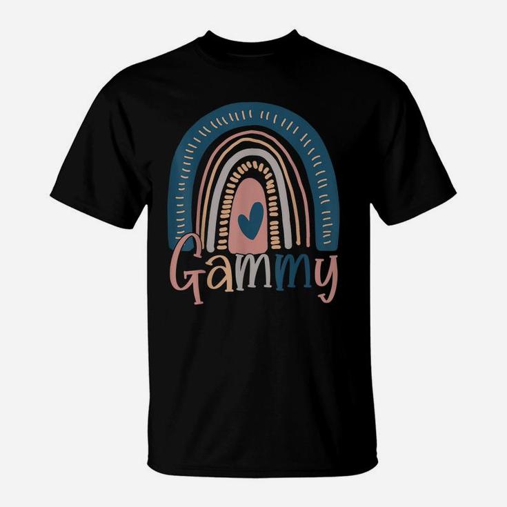 Blessed Gammy Funny Boho Cute Rainbow Family T-Shirt