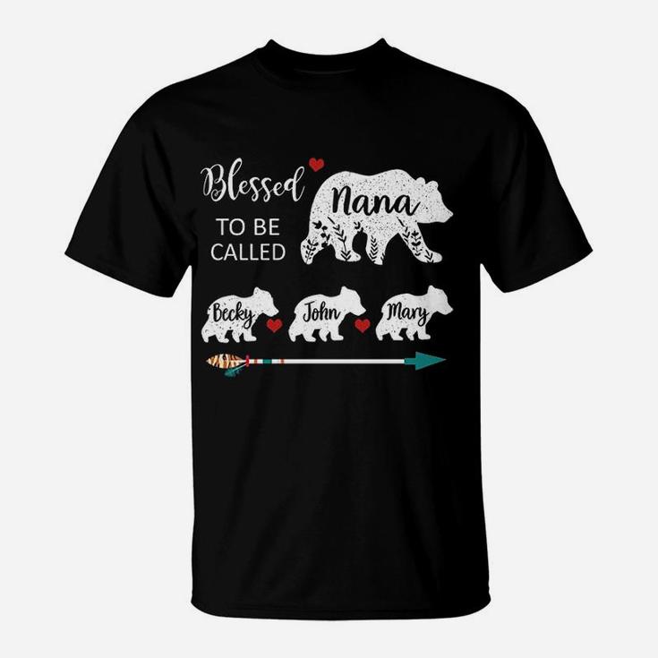 Blessed To Be Called Nana Bear T-Shirt