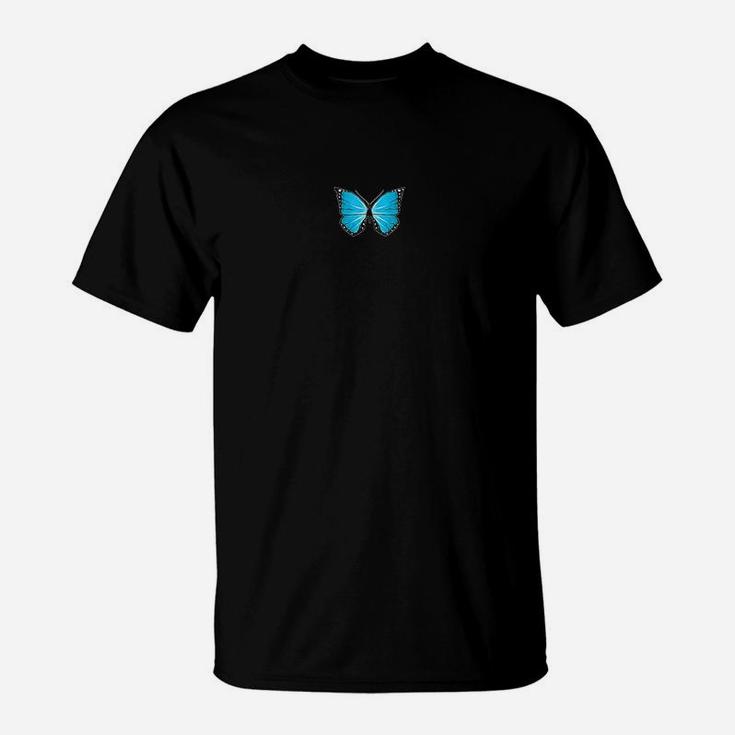 Blue Butterfly Aesthetic Clothing Soft Grunge Girls Women T-Shirt