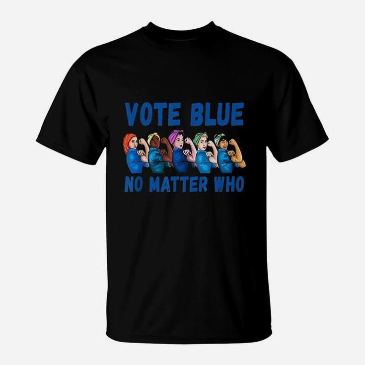Blue No Matter Who T-Shirt