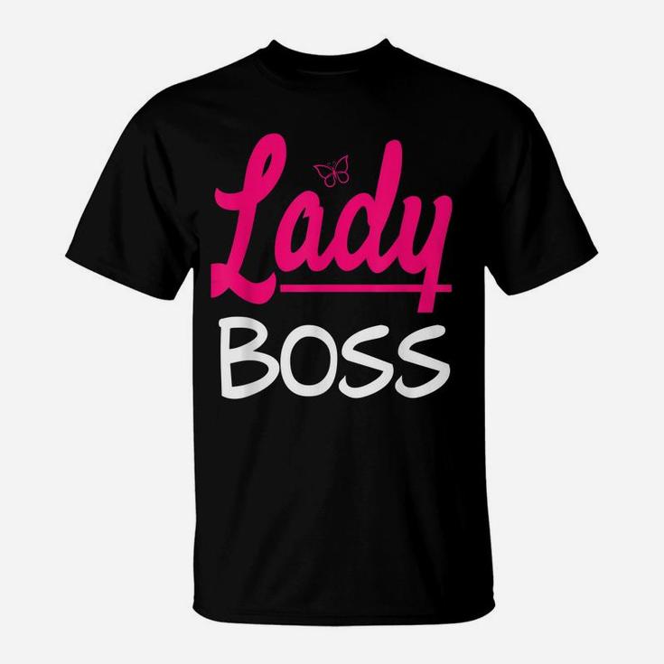 Boss Supervisor Leader Manager Lady Friend Butterfly Girl T-Shirt