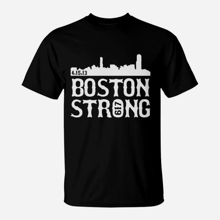 Boston Strong 617 Skyline State T-Shirt