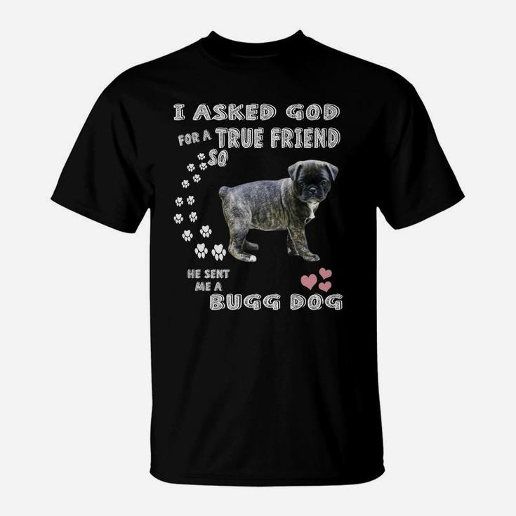 Boston Terrier Pug Costume, Pugin Dog Mom Dad, Cute Bugg T-Shirt
