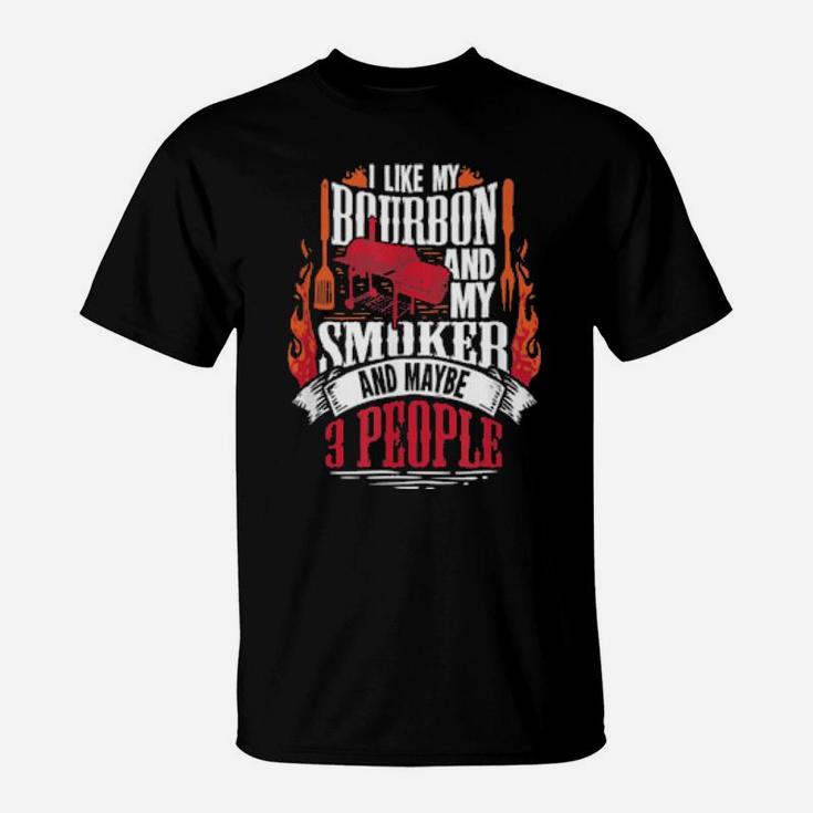 Bourbon Bbq For A Whiskey Loving Grill Chef T-Shirt