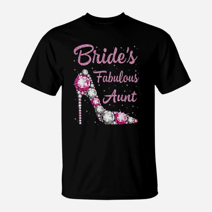 Brides Fabulous Aunt Happy Wedding Marry Vintage T-Shirt