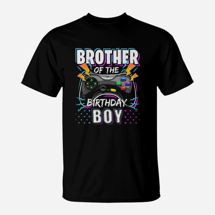 Brother Of The Birthday Boy Matching Video Game T-Shirt
